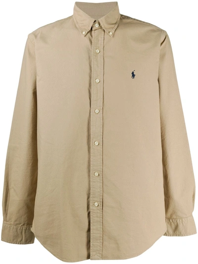POLO RALPH LAUREN EMBROIDERED LOGO SHIRT