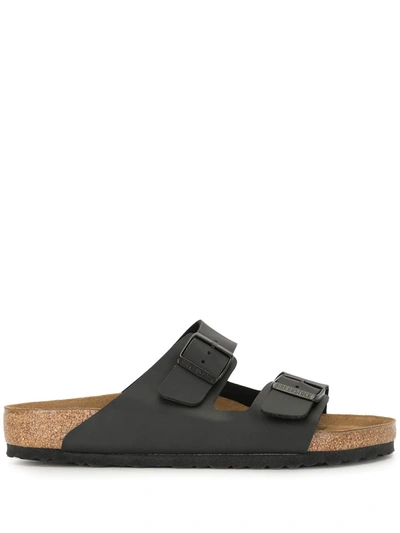 Birkenstock Arizona Flat Sandals In Black