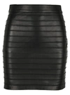 ALESSANDRA RICH ALESSANDRA RICH LEATHER MINI SKIRT