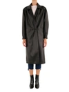 ALESSANDRA RICH ALESSANDRA RICH OVERSIZED LEATHER COAT