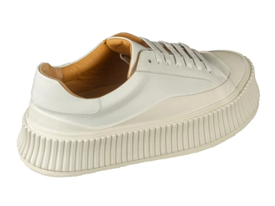 Jil Sander Sneakers In Bianco