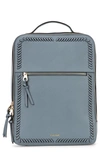 Calpak Kaya Faux Leather Laptop Backpack In Bluebell