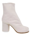 MAISON MARGIELA TABI ANKLE BOOTS IN WHITE