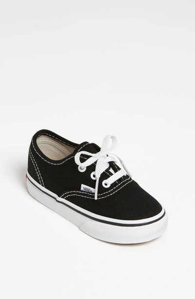 Vans Kids' Authentic Cotton-canvas Skate Trainers 5-8 Years In Black/white