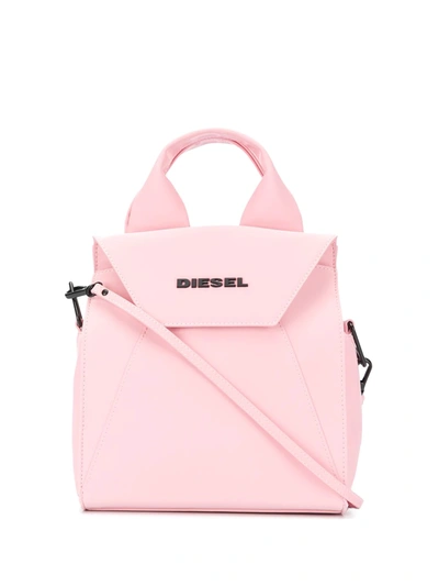 Diesel Top-handle Tote Bag In Pink