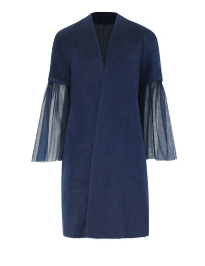 Paper London Pfeiffer Coat In Big On Blue