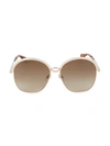 GIVENCHY 58MM ROUND SUNGLASSES,0400010643043