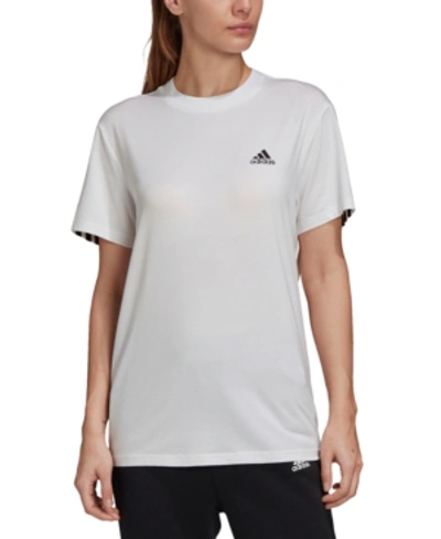 Adidas Originals Adidas Boyfriend T-shirt In White
