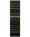 Abbie & Allie Rugs Paramount Par-1047 2'2" X 7'7" Area Rug In Black