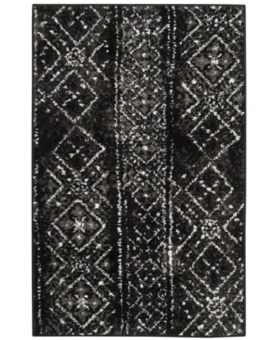 Safavieh Adirondack 111 Black And Silver 3' X 5' Area Rug