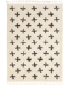 Surya Berber Shag Bbe-2310 Charcoal 5'3" X 7'3" Area Rug In Charcoal
