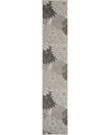 Nourison Aloha Alh05 Silver 2'3" X 12' Runner Rug In Silver