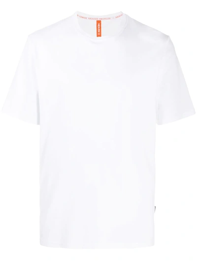 Raeburn Logo Print T-shirt In White