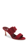 MANOLO BLAHNIK GABLE BUCKLE SLIDE SANDAL,419-0479-0019