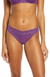 Natori Bliss Perfection Thong In Bellflower