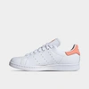 Adidas Originals Stan Smith Floral-print Leather Sneakers In White