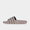 Adidas Originals Adidas Women's Adilette Slide Sandals In Grey