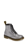 Dr. Martens' 1460 Glitter Boot In Gunmetal