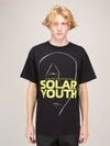 Raf Simons Solar Youth Cotton T-shirt In Black