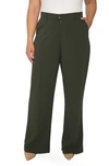 STANDARDS & PRACTICES STANDARDS & PRACTICES PINTUCK STRETCH CREPE WIDE LEG TROUSERS,FB5801558P