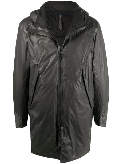 Veilance Long Sleeve Gore-tex Raincoat In Black