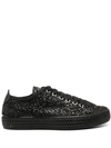 CAR SHOE GLITTER LOW-TOP TRAINERS