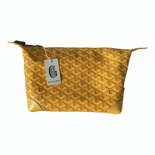 Pre-Owned Goyard Yellow Cloth Small Bag, Wallet & Cases | ModeSens