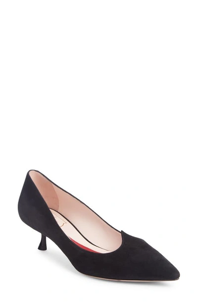 Roger Vivier I Love Vivier Pointed Toe Pump In Black