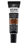 It Cosmetics Bye Bye Under Eye Full Coverage Anti-aging Waterproof Concealer 44.0 Deep Natural 0.40 oz/ 12 ml In 44.0 Deep Natural N