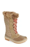 Sorel Women's Faux Fur-trim, Waterproof & Insulated Winter Boots In Khaki Ii