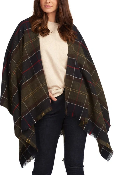 Barbour Cape Green Acrylic Woman