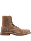 BRUNELLO CUCINELLI ANKLE-LENGTH LACE UP BOOTS