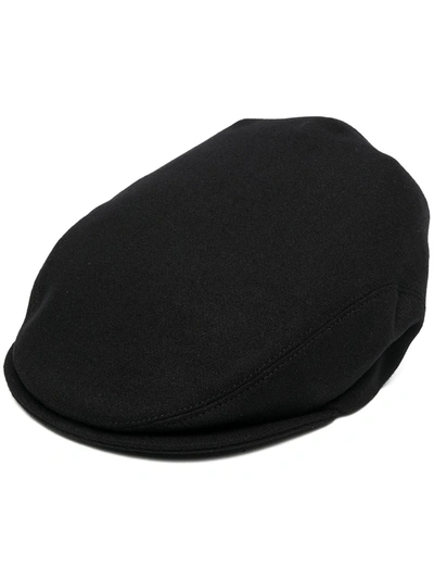 Dolce & Gabbana Logo Patch Flat Cap In Black