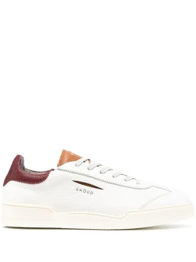 Ghoud Low Sneakers In White Leather