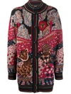 M MISSONI ABSTRACT PATTERN CARDI-COAT