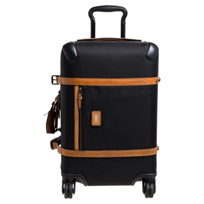 Pre-owned Tumi Black/brown Nylon And Leather Trim Limited Edition 38/1975 40th Anniversary Collection Luggage