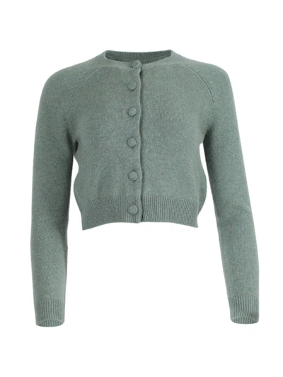 Alexandra Golovanoff Mila Cashmere Cardigan Green