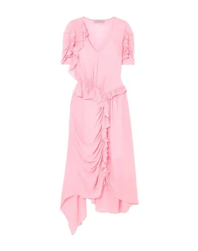 Preen Line Midi Dresses In Pink