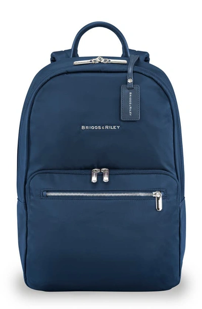 Briggs & Riley Rhapsody Essential Water Resistant Nylon Backpack In Navy