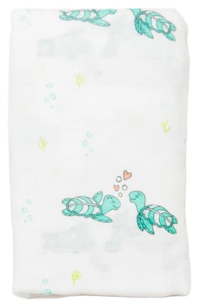 Coco Moon Babies' Swaddling Cloth In Honu Honi