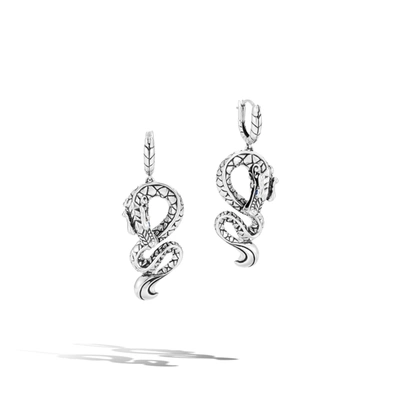 John Hardy Legends Naga Drop Earring In Silver And Gold