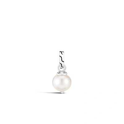 John Hardy Sterling Silver Classic Chain Freshwater Pearl Amulet Pendant
