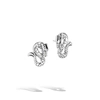 John Hardy Women's Naga Dragon Silver & Blue Sapphire Stud Earrings In Sterling Silver Gold