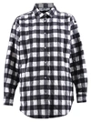 MSGM MSGM CHECKED QUILTED OVERSHIRT