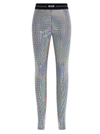 MSGM MSGM HOLOGRAPHIC LEGGINGS