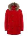 Woolrich Red Multi-pocket Arctic Parka