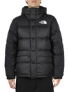The North Face Embroidered-logo Padded Coat In Black