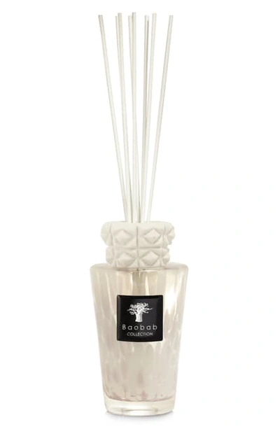 Baobab Collection White Pearls Fragrance Diffuser In White- 250 ml