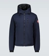 Canada Goose Down-feather Logo-patch Jacket In Atlantic Navy