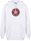 Balenciaga Bb Logo Sweatshirt In White